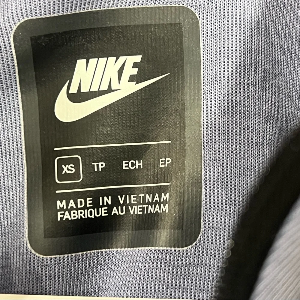 Nike Women’s Full-Zip Hoodie XS – Lavender Gray / Blue - Picture 3 of 6